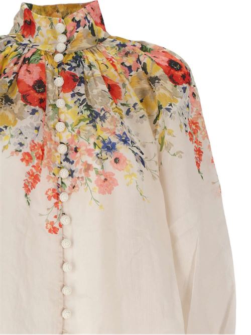 Ivory white/multicolour top Zimmermann | 8304TRS241IVORY FLORAL